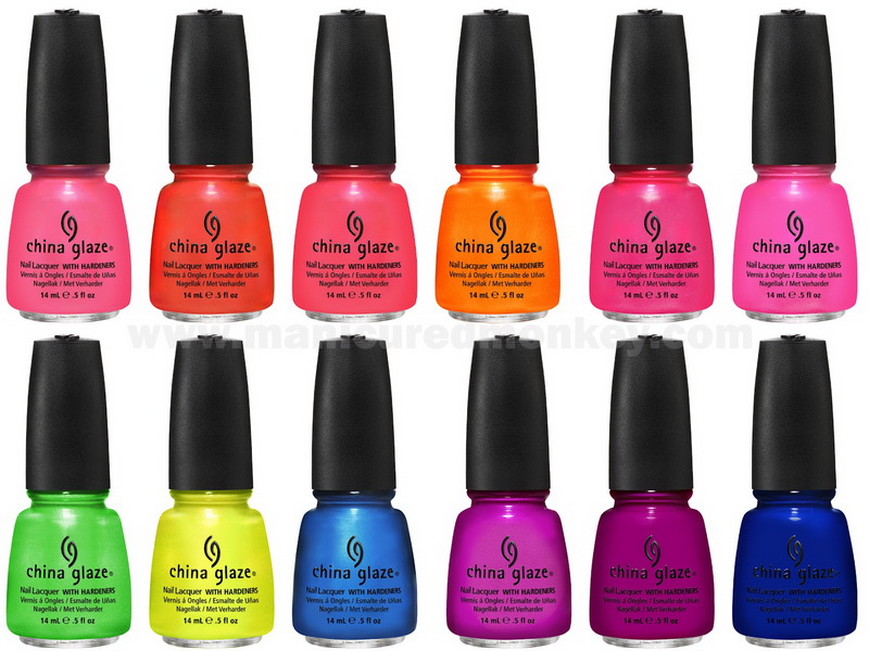 China Glaze Nail Color Chart